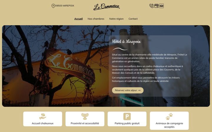 Screenshot of le-commerce.fr