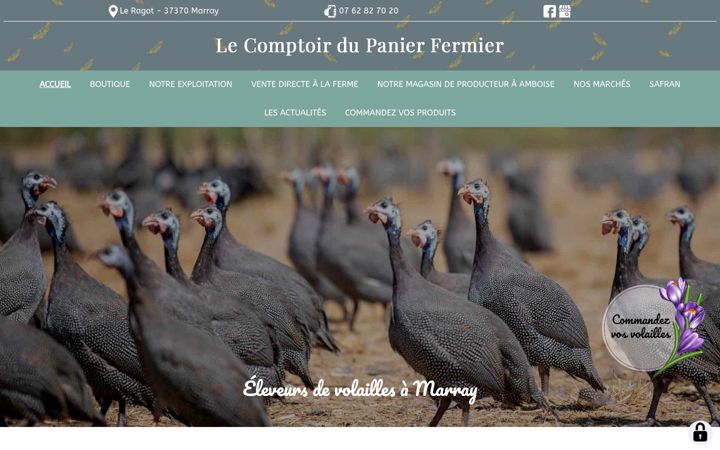 Screenshot of le-comptoir-du-panier-fermier.fr