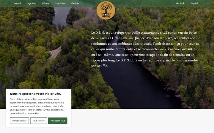 Screenshot of le-den.ca