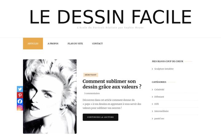 Screenshot of le-dessin-facile.com