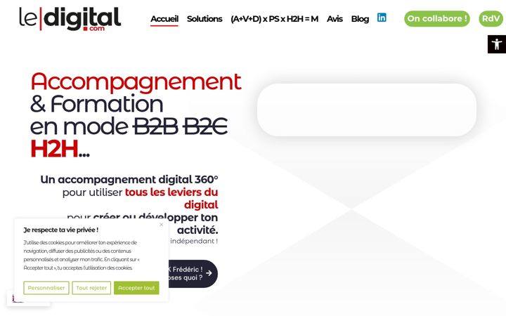 Screenshot of le-digital.com
