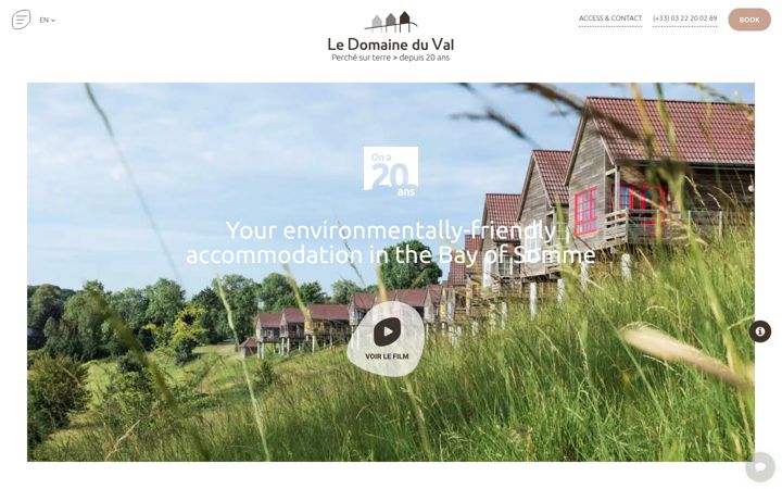 Screenshot of le-domaine-du-val.com