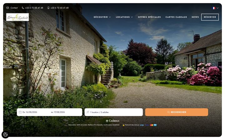 Screenshot of le-domaine-enchante.fr