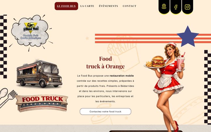 Screenshot of le-food-bus.fr