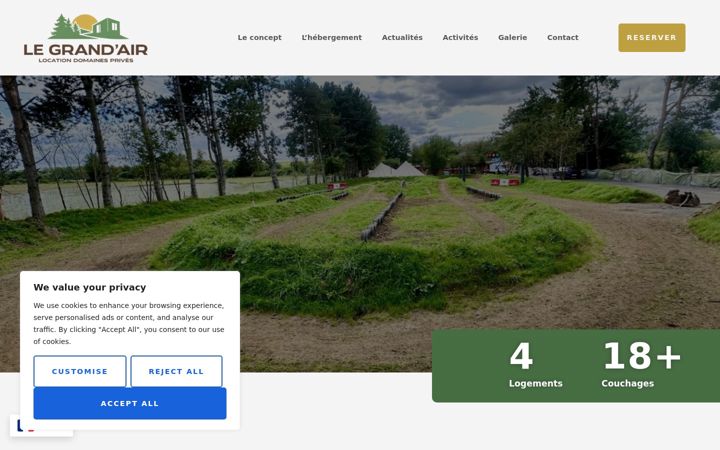 Screenshot of le-grandair.fr