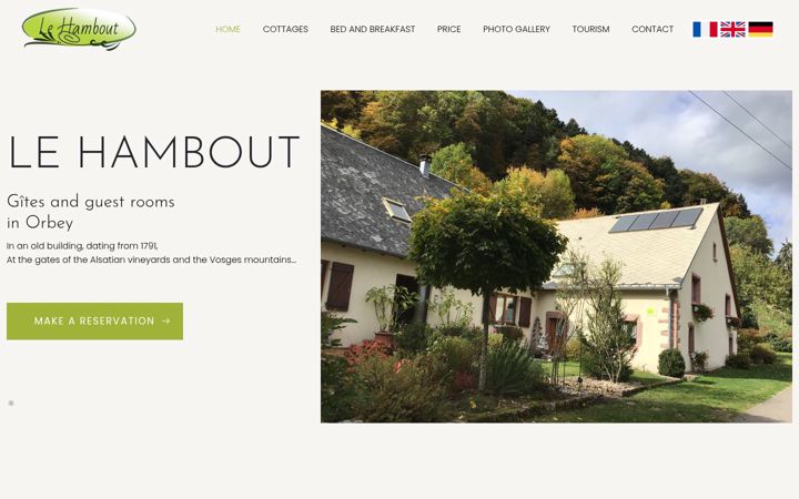 Screenshot of le-hambout.com