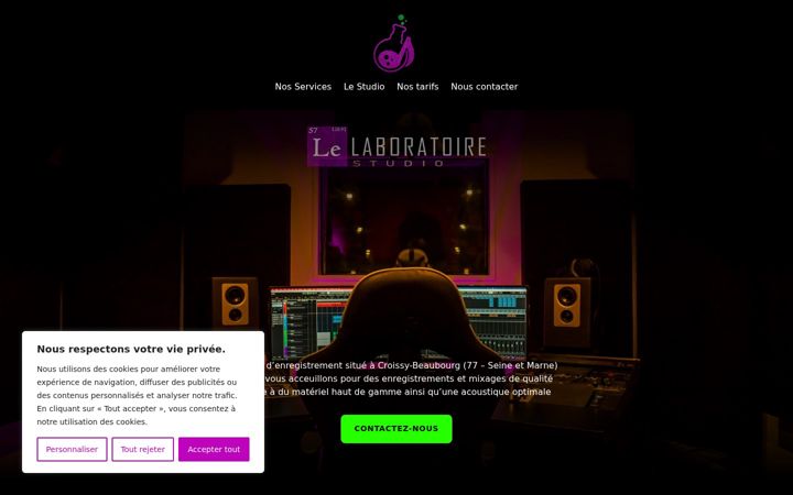 Screenshot of le-laboratoire-studio.com