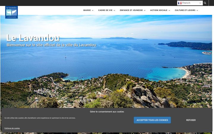 Screenshot of le-lavandou.fr
