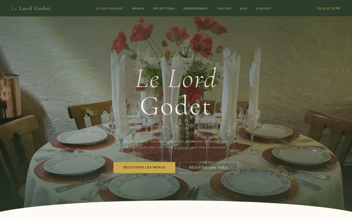 Screenshot of le-lord-godet.com