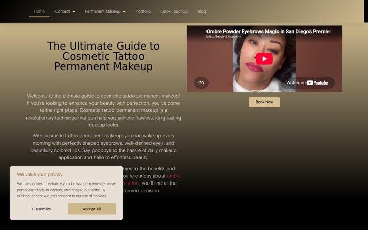 Screenshot of le-lux.com