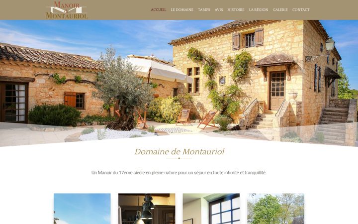 Screenshot of le-manoir-de-montauriol.com