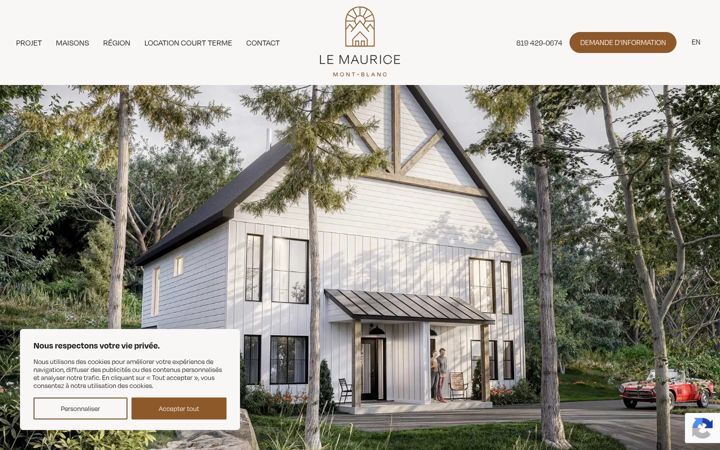 Screenshot of le-maurice.com