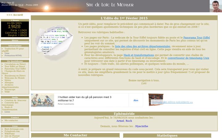 Screenshot of le-metayer.fr