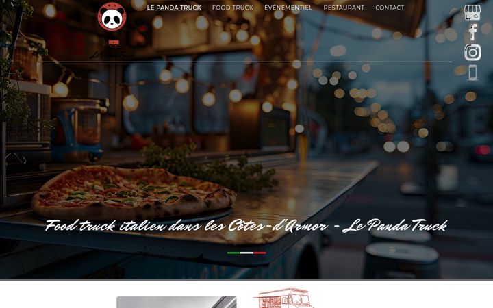 Screenshot of le-panda-truck.fr
