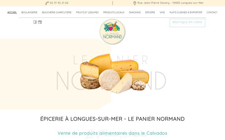 Screenshot of le-panier-normand.fr