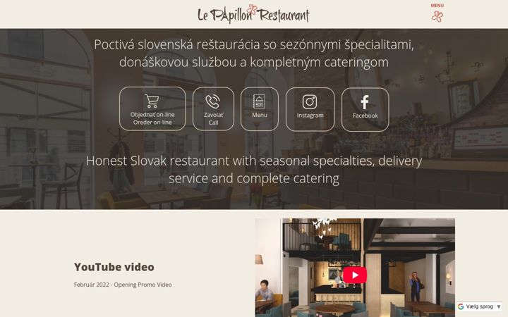 Screenshot of le-papillon.sk