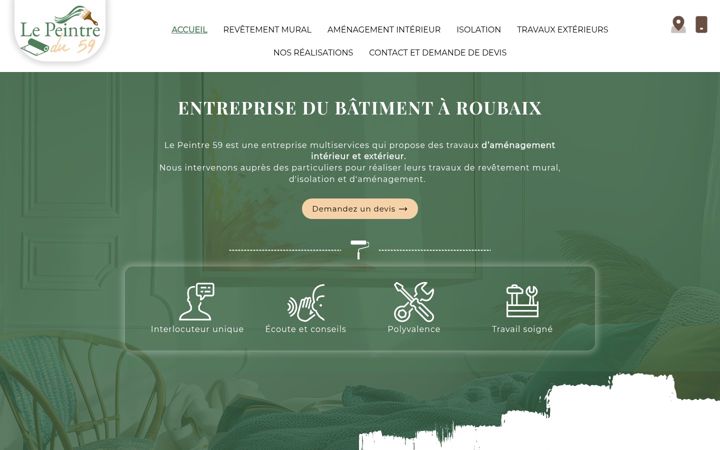 Screenshot of le-peintre59.fr