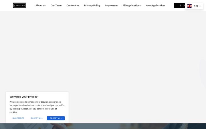 Screenshot of le-persona.de