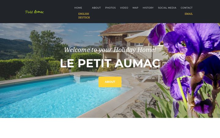 Screenshot of le-petit-aumac.com
