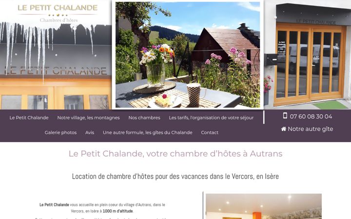 Screenshot of le-petit-chalande.fr