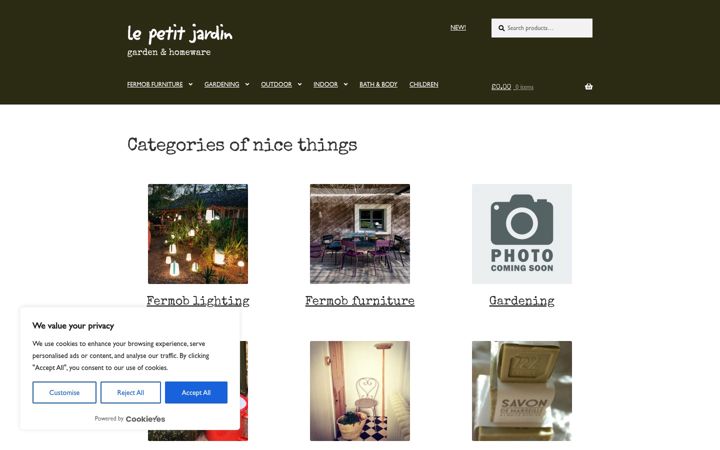 Screenshot of le-petit-jardin.com