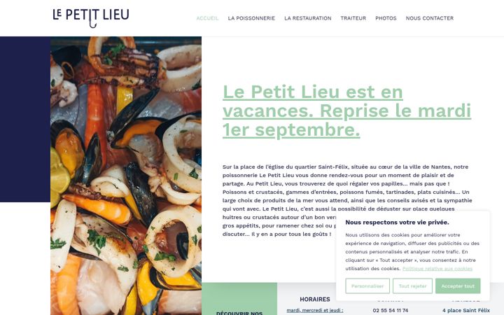 Screenshot of le-petit-lieu.fr