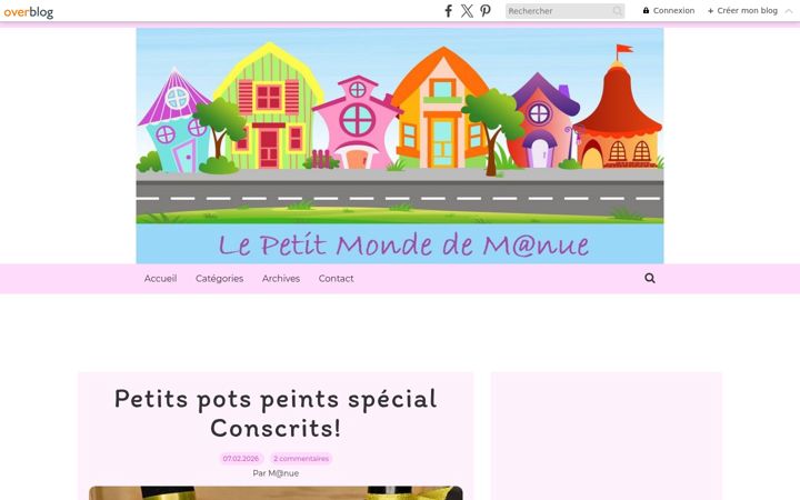Screenshot of le-petit-monde-de-manue.com