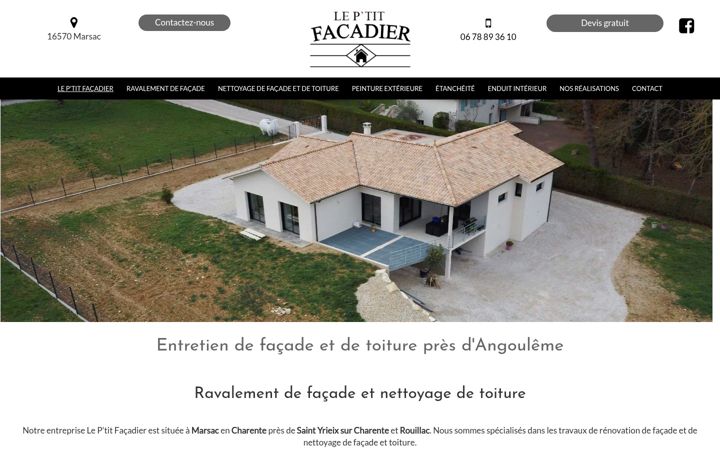 Screenshot of le-ptit-facadier.fr