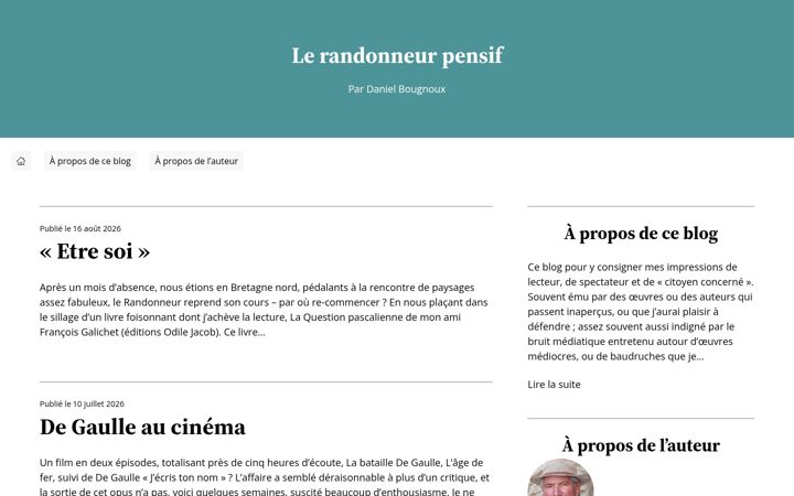 Screenshot of le-randonneur-pensif.com