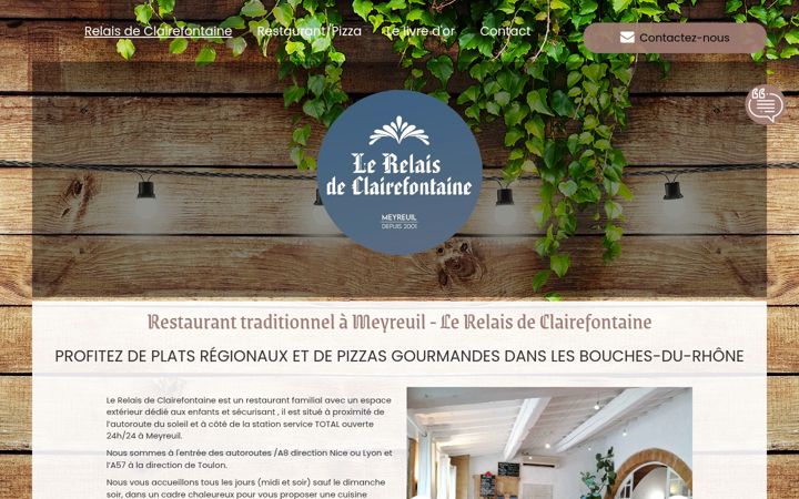 Screenshot of le-relais-de-clairefontaine.fr