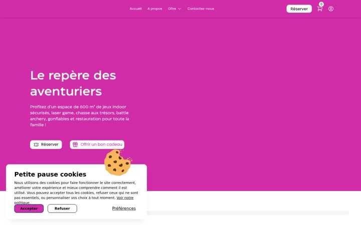 Screenshot of le-repere-des-aventuriers.fr