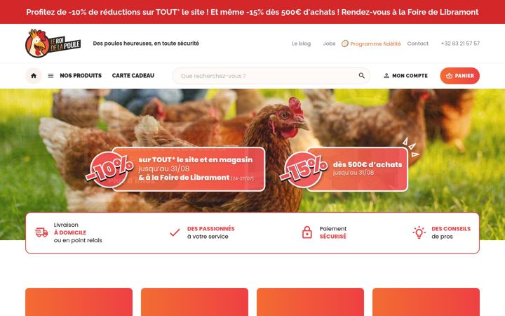 Screenshot of le-roi-de-la-poule.com