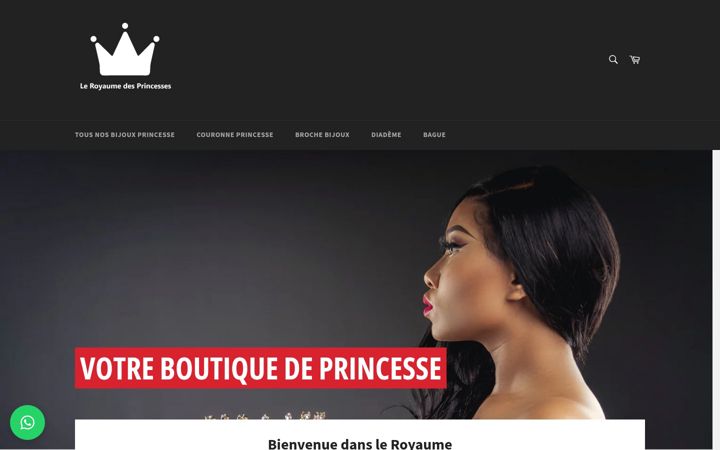 Captura de ecrã de le-royaume-des-princesses.com