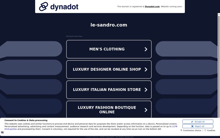 Screenshot of le-sandro.com