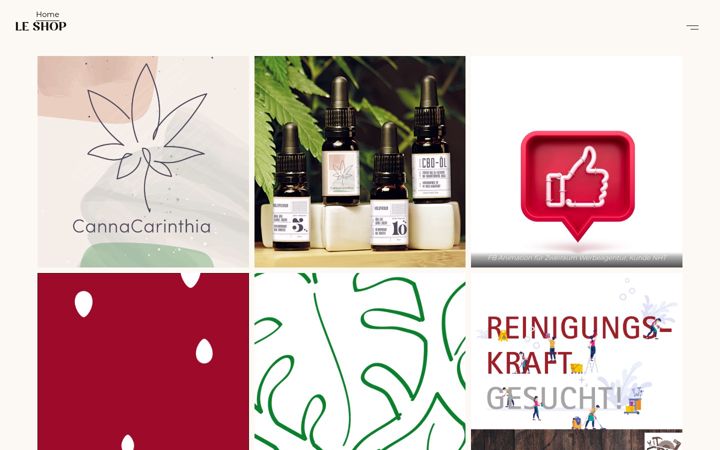 Screenshot of le-shop.at