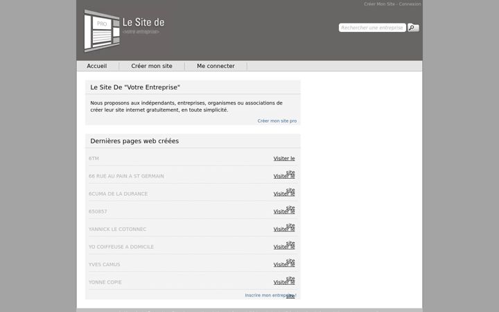Screenshot of le-site-de.com