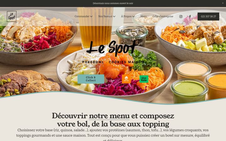 Screenshot of le-spot.ch