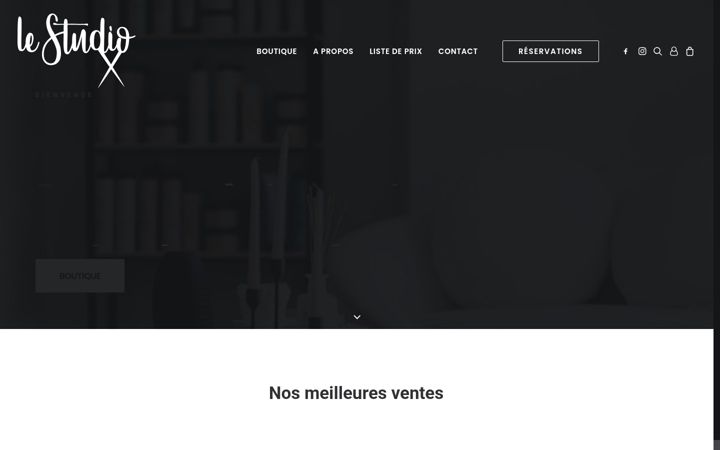 Screenshot of le-studio-coiffure.ch