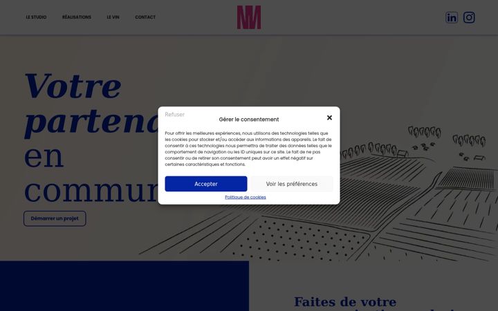 Screenshot of le-studio-mm.fr