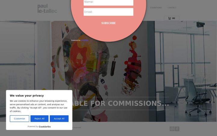 Screenshot of le-tallec.co.uk