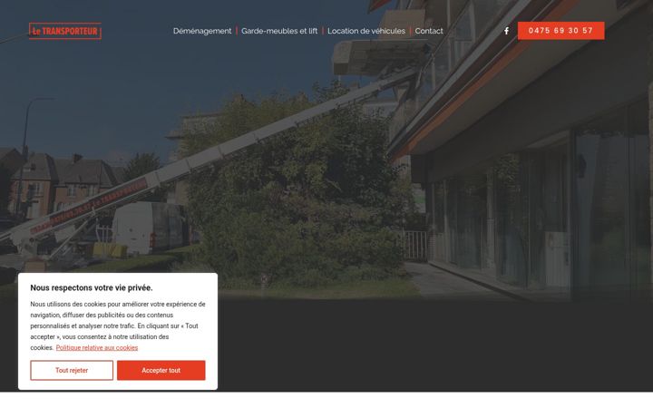 Screenshot of le-transporteur.be