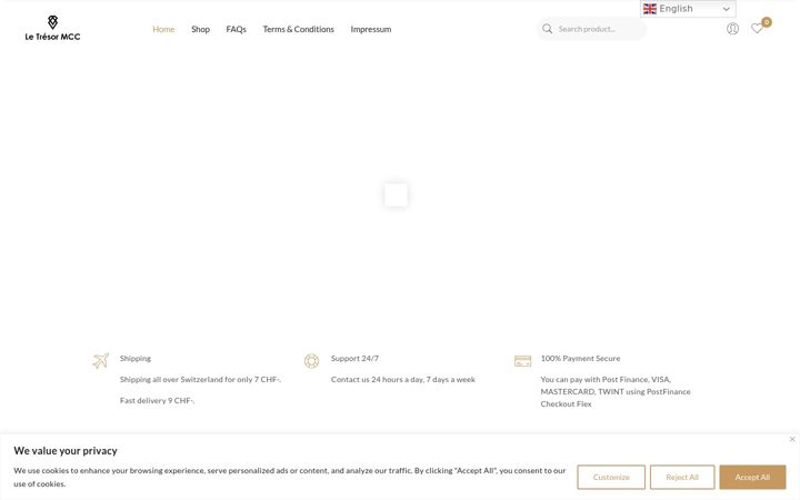 Screenshot of le-tresor-mcc.ch