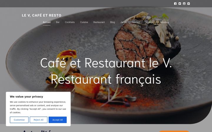 Screenshot of le-v.fr
