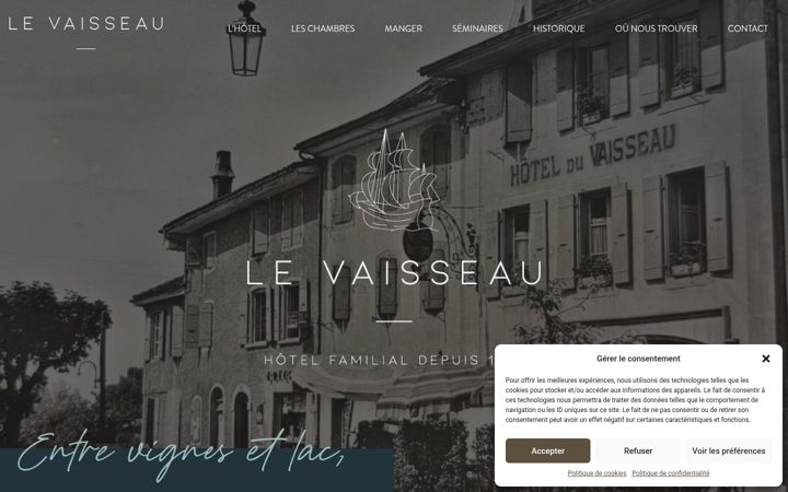 Screenshot of le-vaisseau.ch