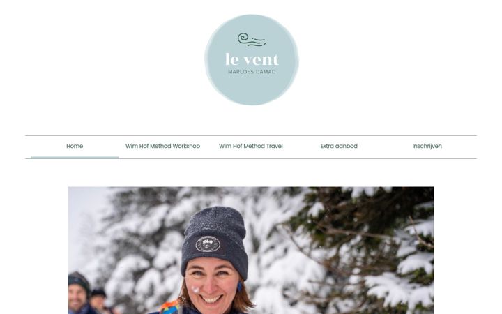 Screenshot of le-vent.be