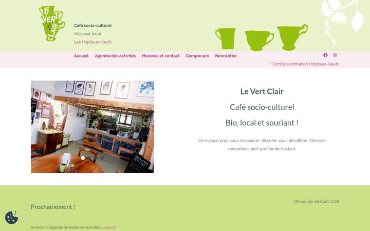 Screenshot of le-vert-clair.fr