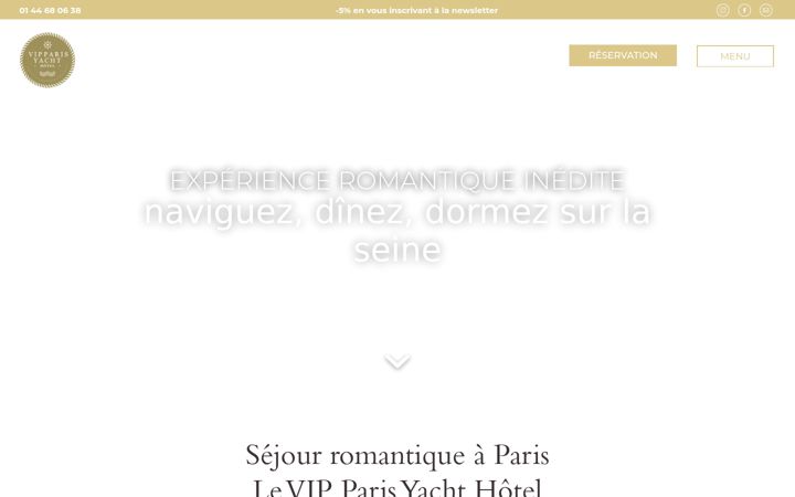 Screenshot of le-vip-paris.com