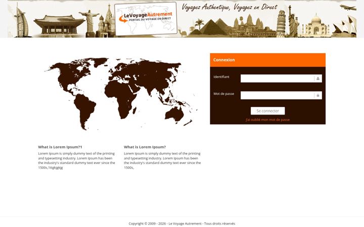 Screenshot of le-voyage-autrement.eu