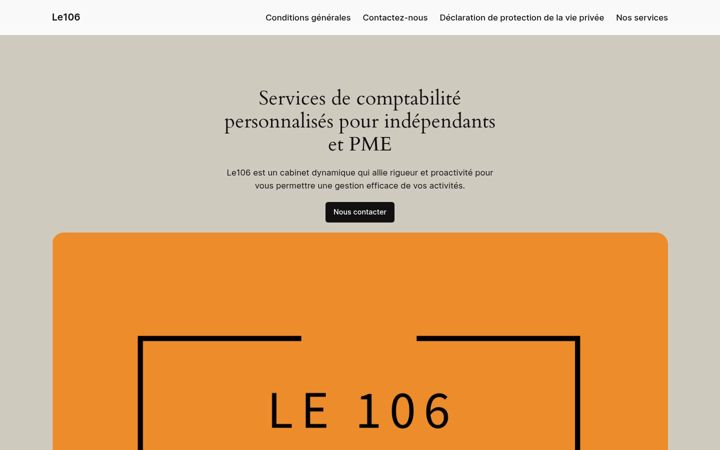 Screenshot of le106.be