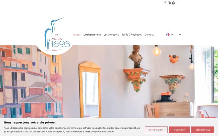Screenshot of le1693.com